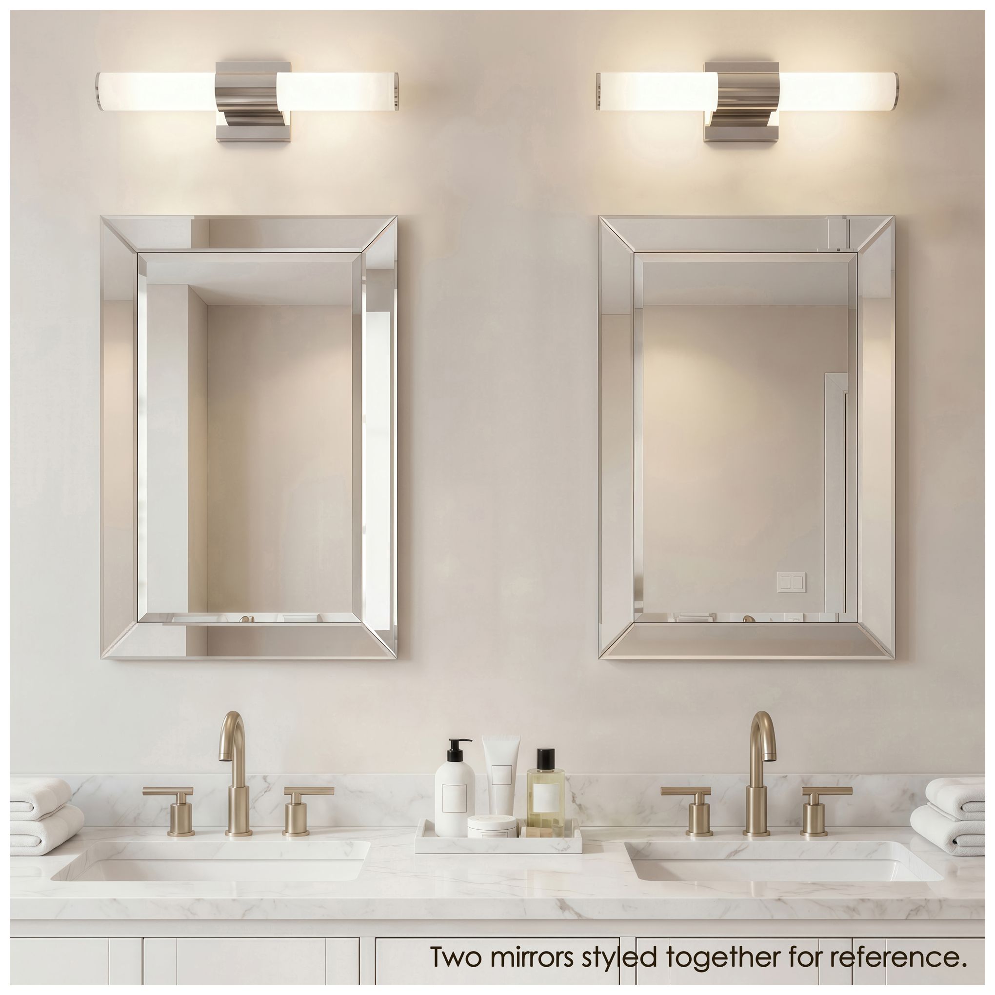 Moderno Beveled 24" x 36" Rectangular Wall Mirror