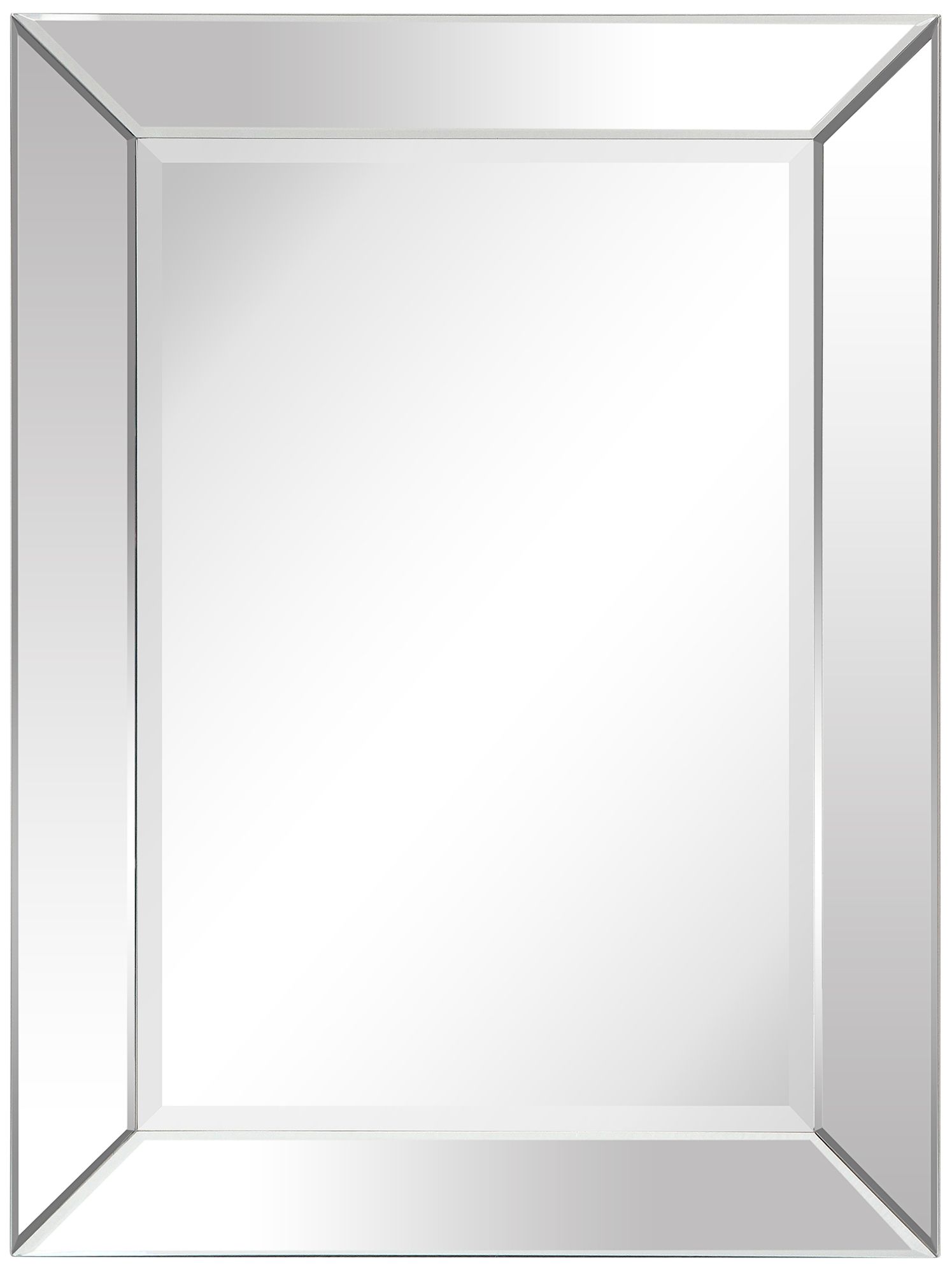 Moderno Beveled 30" x 40" Rectangular Wall Mirror