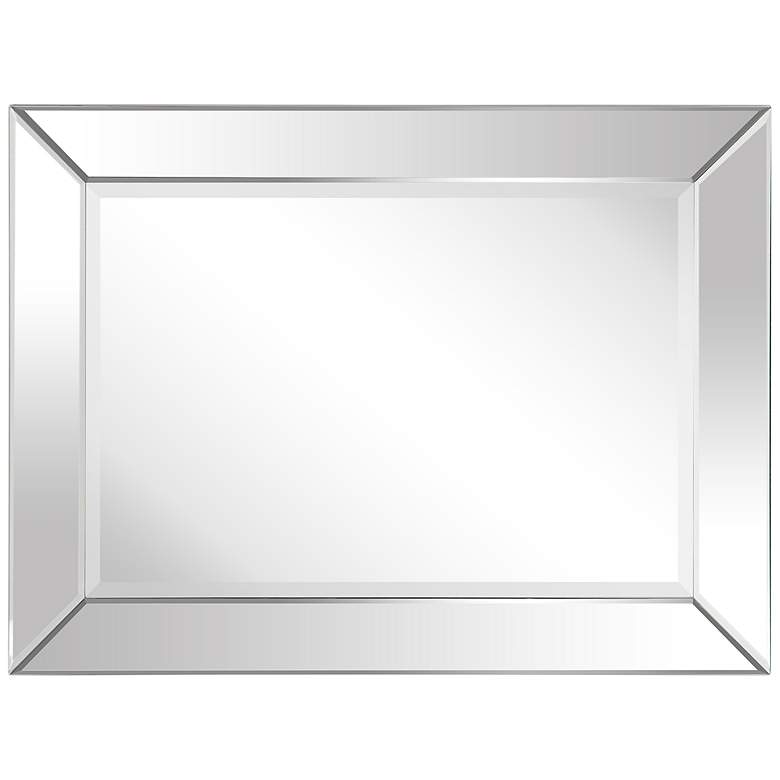Image 5 Moderno Beveled 30 inch x 40 inch Rectangular Wall Mirror more views