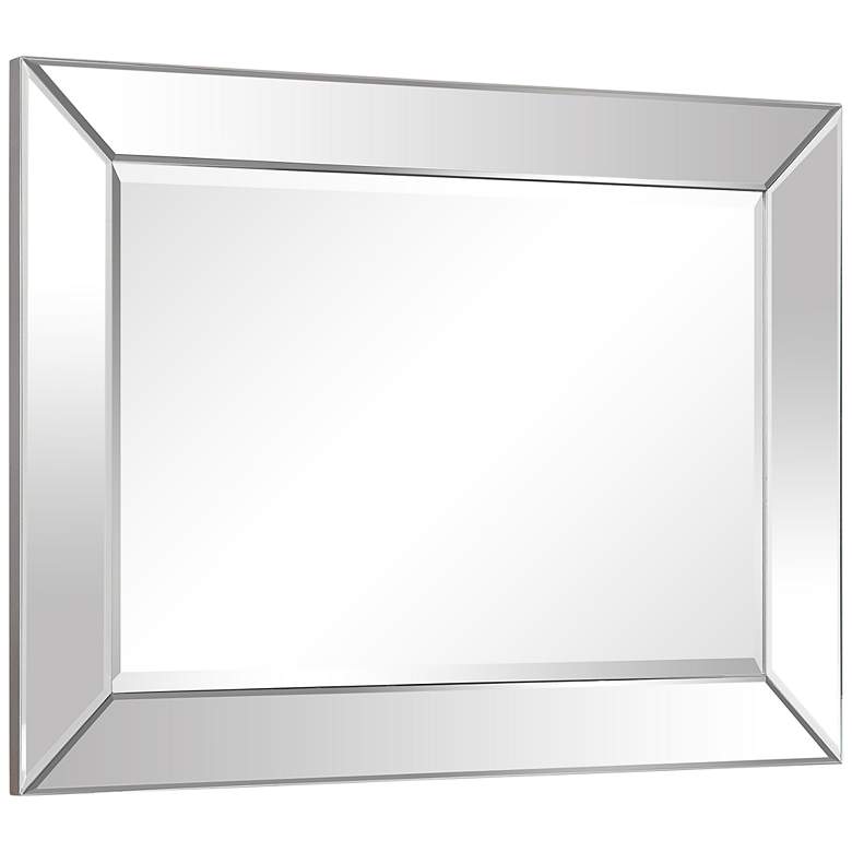Image 6 Moderno Beveled 30 inch x 40 inch Rectangular Wall Mirror more views