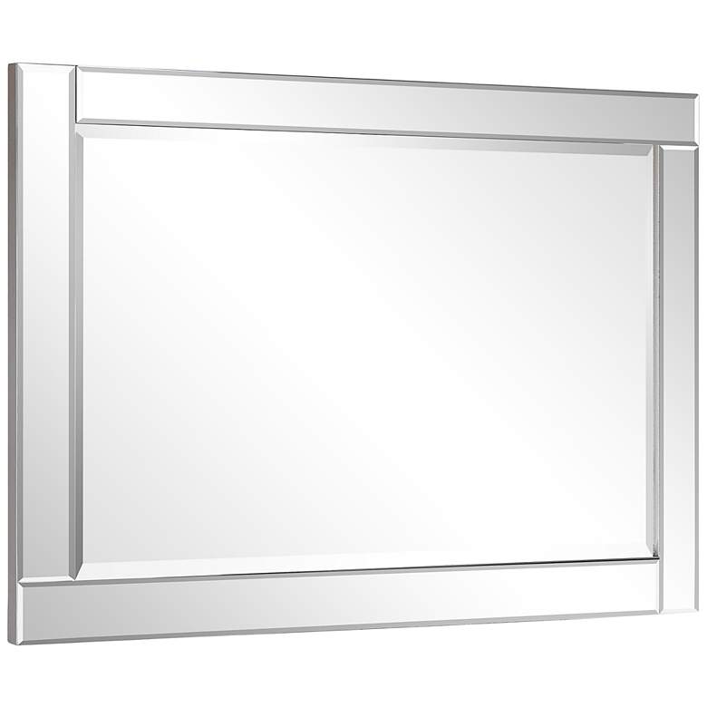 Image 4 Moderno Beveled 36 inch x 24 inch Rectangular Wall Mirror more views