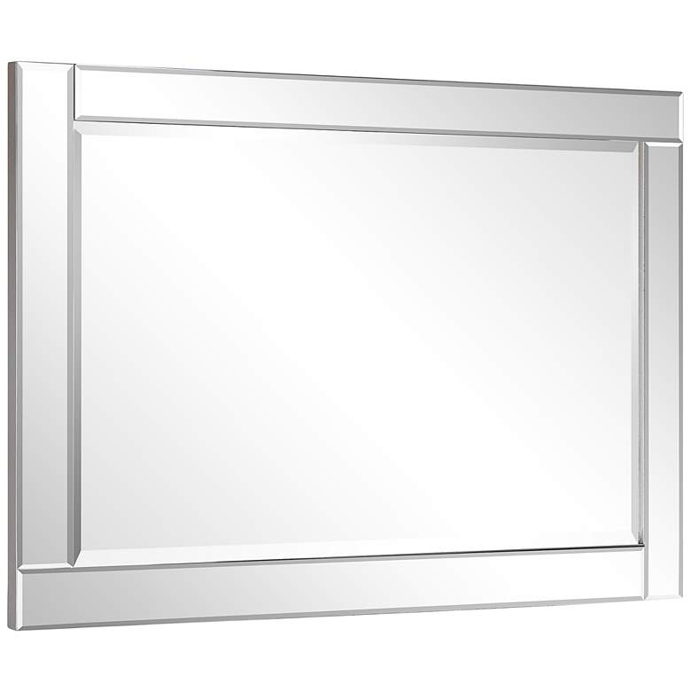 Image 4 Moderno Beveled 36" x 24" Rectangular Wall Mirror more views