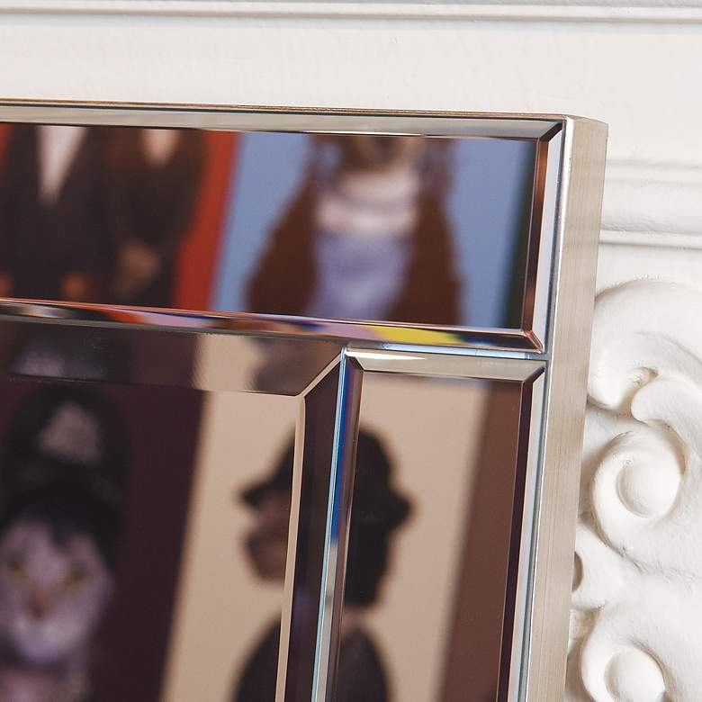 Image 6 Moderno Beveled 40" x 30" Oversized Rectangular Wall Mirror more views