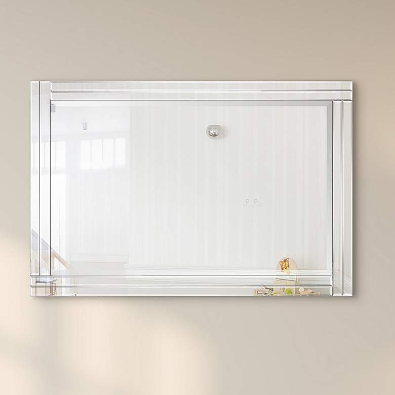 Image 2 Moderno Clear 24" x 36" Rectangular Wall Mirror