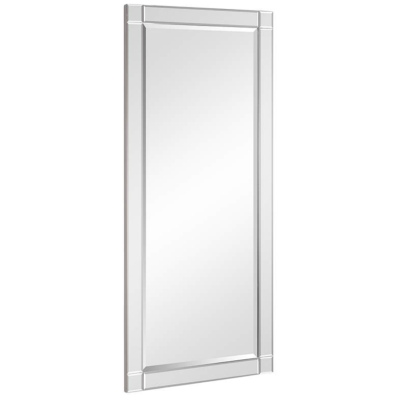 Image 6 Moderno Clear 24 inch x 54 inch Squared Corner Wall Mirror more views