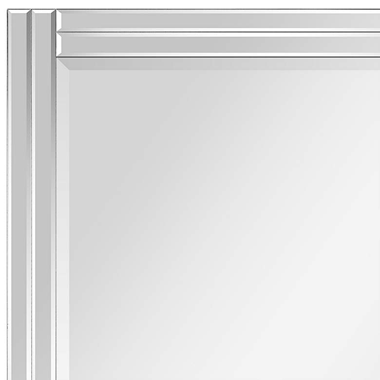 Image 4 Moderno Clear 30" x 40" Rectangular Wall Mirror more views