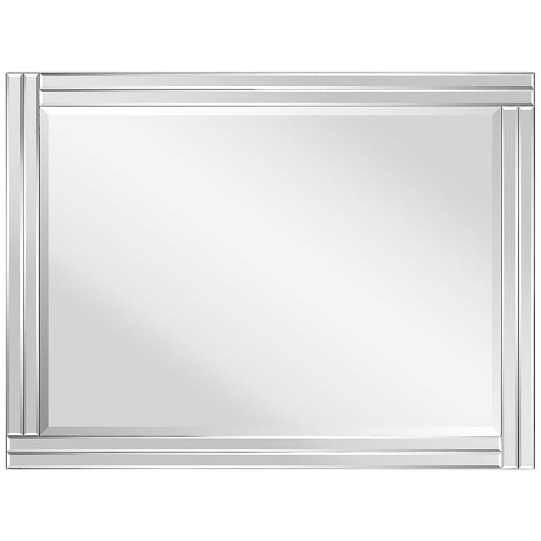 Image 7 Moderno Clear 30 inch x 40 inch Rectangular Wall Mirror more views