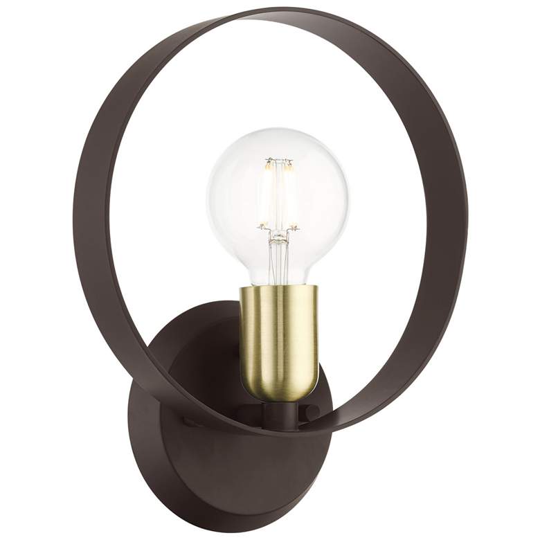 Image 1 Modesto 1 Light Bronze ADA Single Sconce