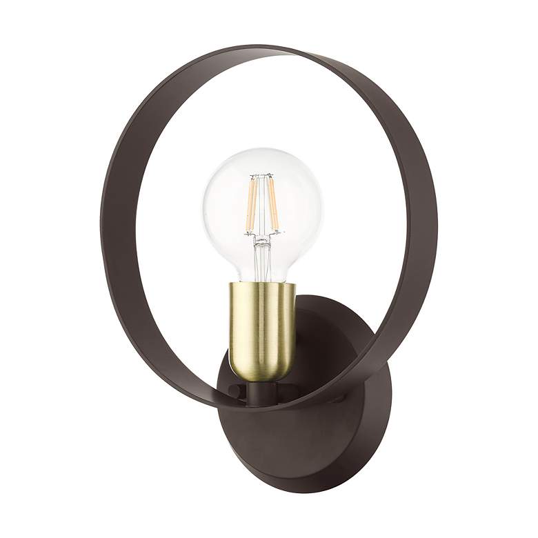 Image 3 Modesto 1 Light Bronze ADA Single Sconce more views