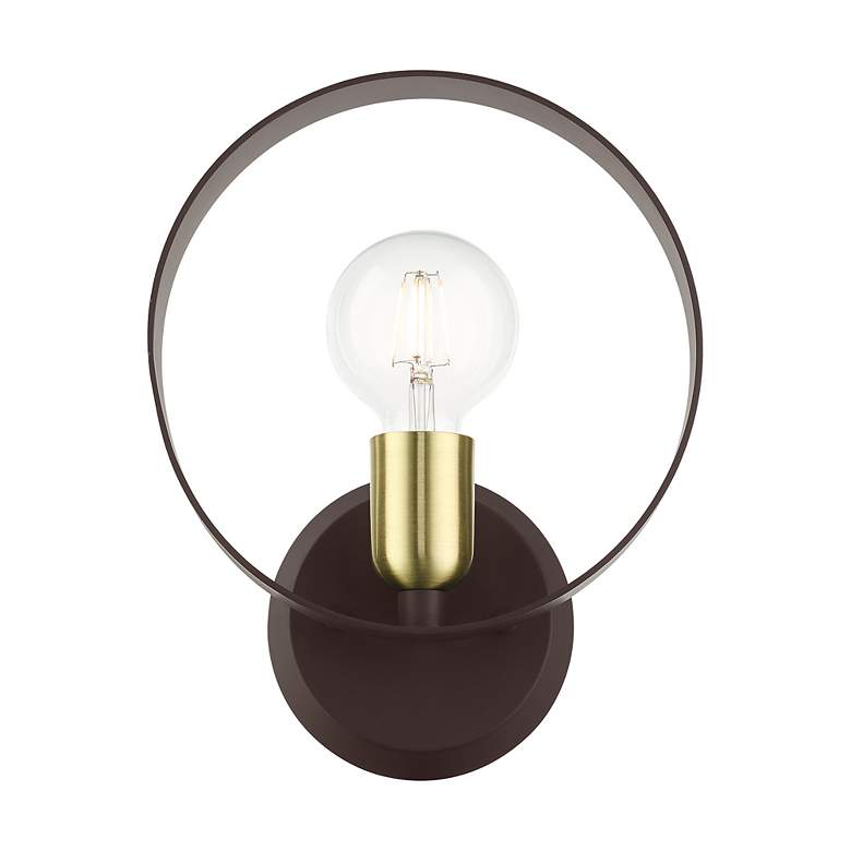 Image 4 Modesto 1 Light Bronze ADA Single Sconce more views