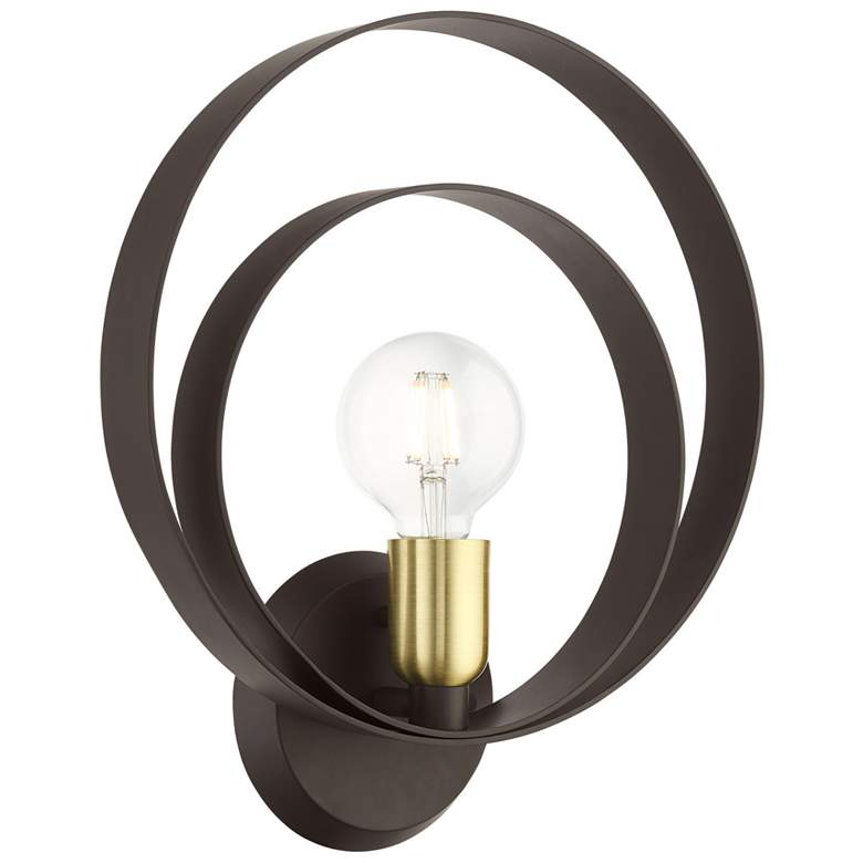 Image 1 Modesto 1 Light Bronze ADA Single Sconce