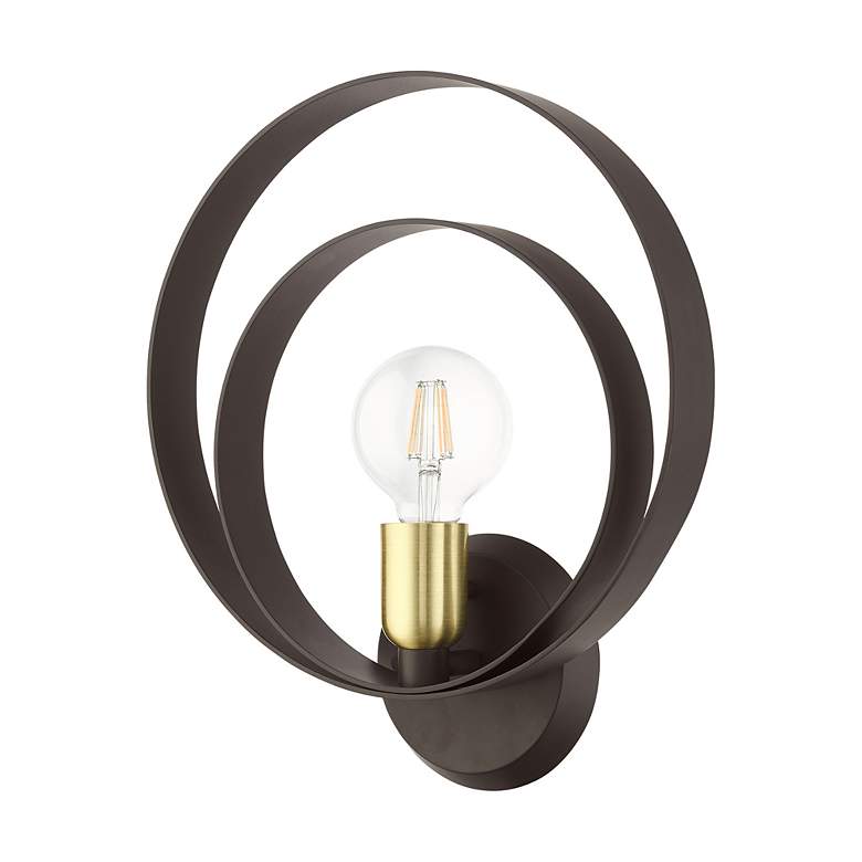 Image 3 Modesto 1 Light Bronze ADA Single Sconce more views