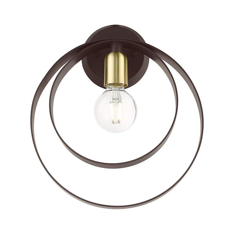 Image 5 Modesto 1 Light Bronze ADA Single Sconce more views