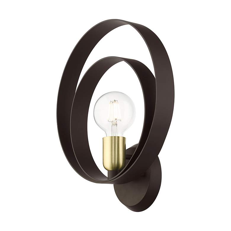 Image 7 Modesto 1 Light Bronze ADA Single Sconce more views