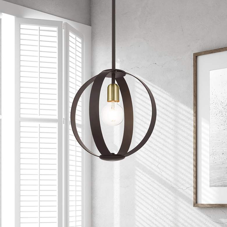 Image 1 Modesto 1 Light Bronze Pendant