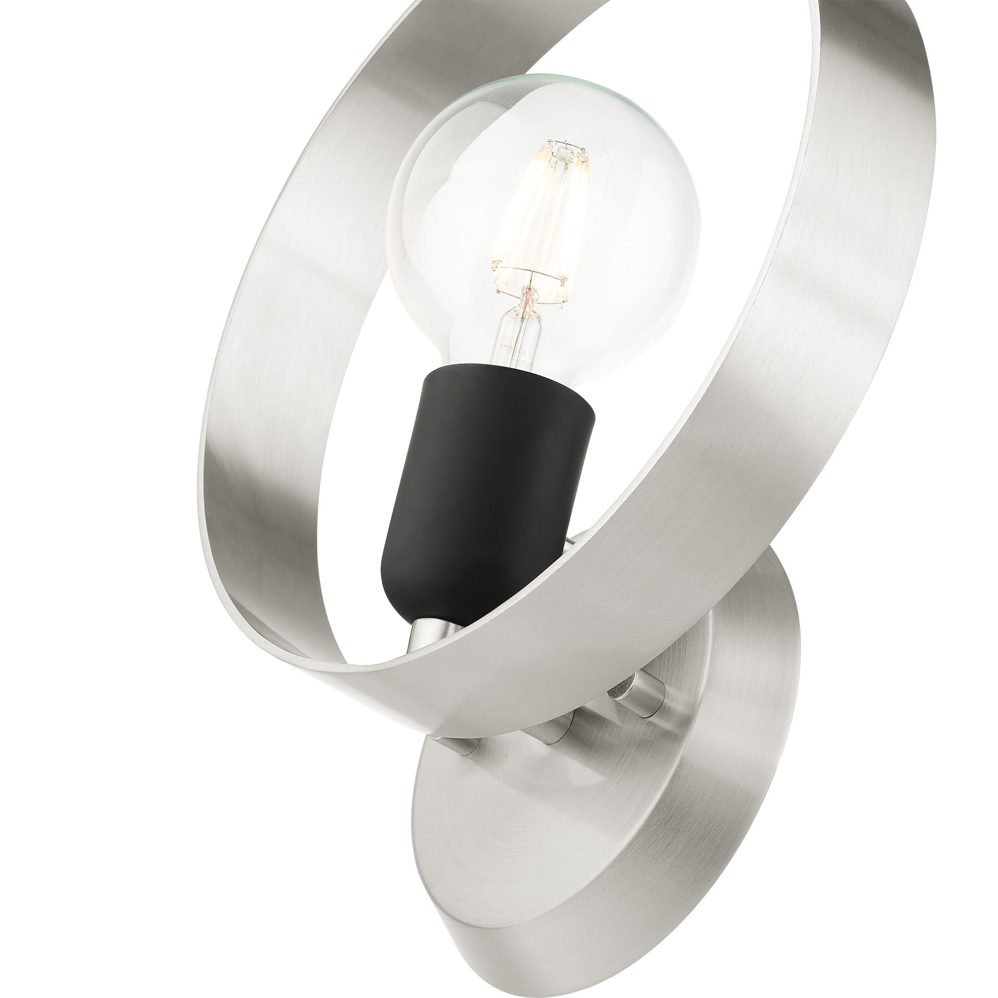 Modesto 1 Light Brushed Nickel ADA Single Sconce