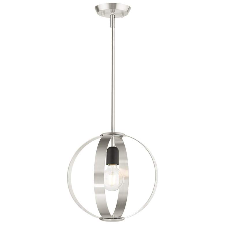 Image 1 Modesto 1 Light Brushed Nickel Pendant