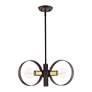 Thumbnail3 of Modesto 3 Light Bronze Chandelier more views