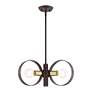 Thumbnail4 of Modesto 3 Light Bronze Chandelier more views