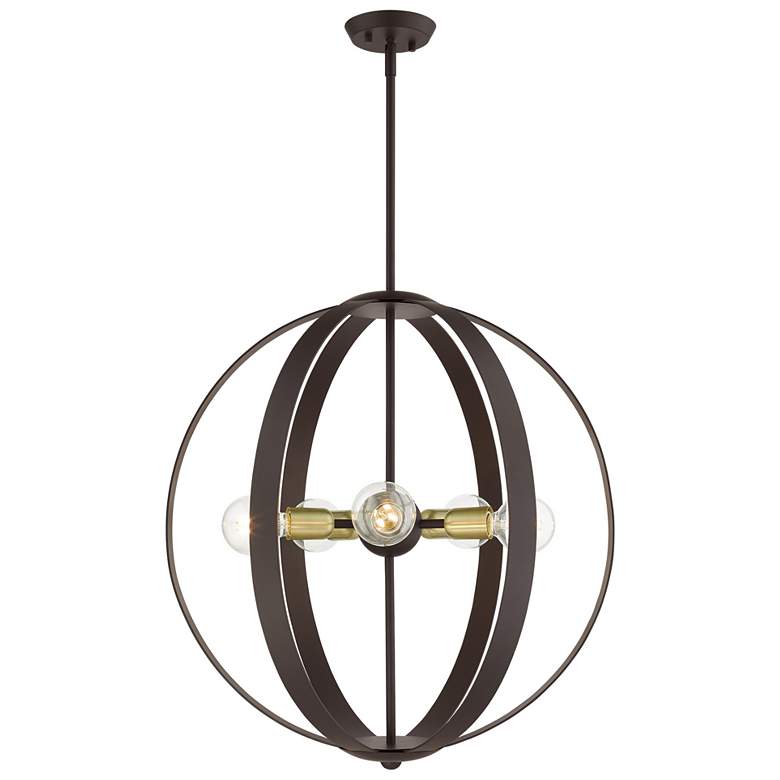 Image 2 Modesto 5 Light Bronze Chandelier