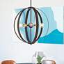 1_Modesto 5 Light Bronze Chandelier