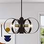 Thumbnail1 of Modesto 6 Light Bronze Chandelier