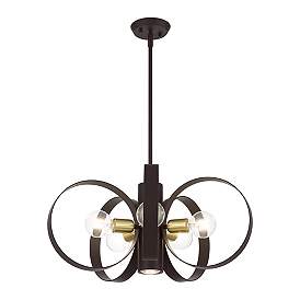 Image5 of Modesto 6 Light Bronze Chandelier more views