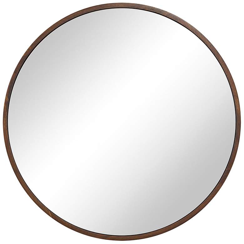 Image 1 Modi 30 H x 30 W Wall Mirror, Brown