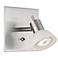 Modo Collection Brushed Steel Wall Sconce