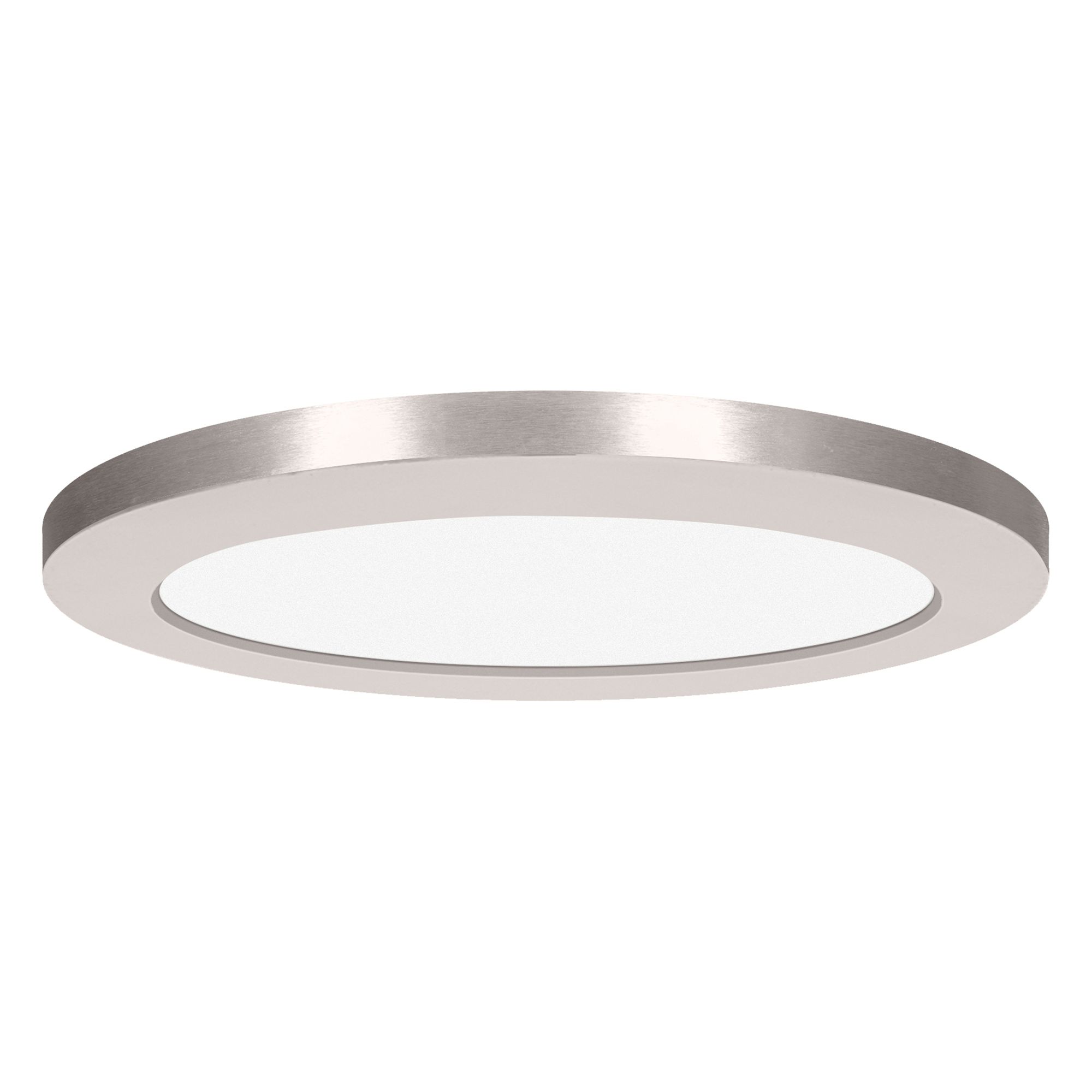 Image 3 ModPLUS 3CCT 9" LED Flush Mount - Brushed Steel more views