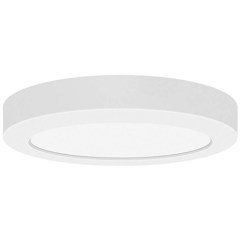Image 1 ModPLUS - LED 9" Round Flush Mount - Dimmable - White Finish