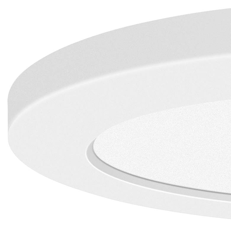 Image 2 ModPLUS - Round 9 inch LED Flush Mount - White Finish - White Acrylic more views