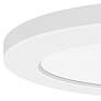 ModPLUS - Round 9" LED Flush Mount - White Finish - White Acrylic