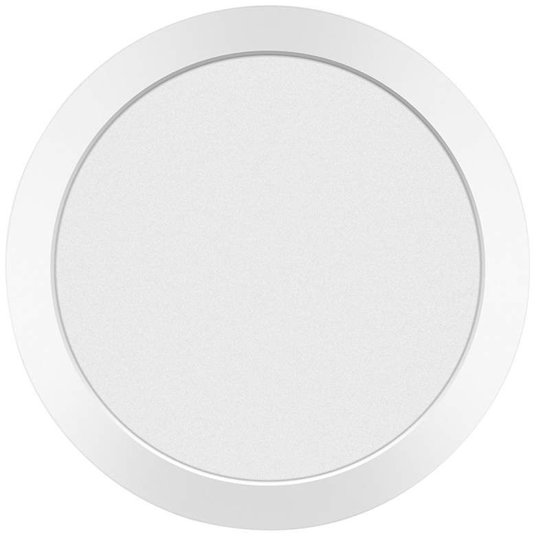 Image 3 ModPLUS - Round 9 inch LED Flush Mount - White Finish - White Acrylic more views