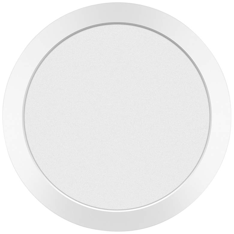 Image 3 ModPLUS - Round 9" LED Flush Mount - White Finish - White Acrylic more views