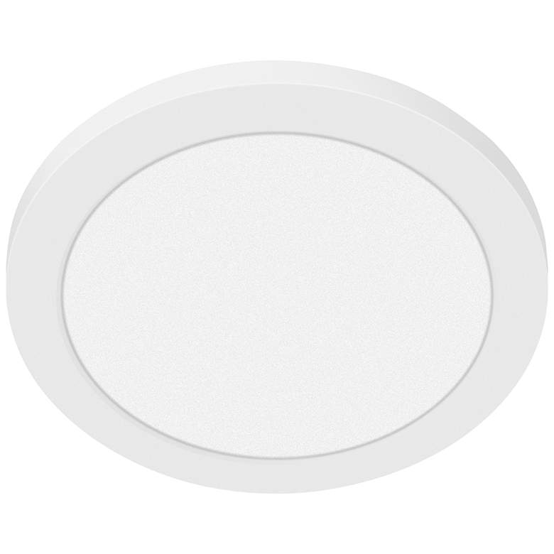 Image 4 ModPLUS - Round 9" LED Flush Mount - White Finish - White Acrylic more views