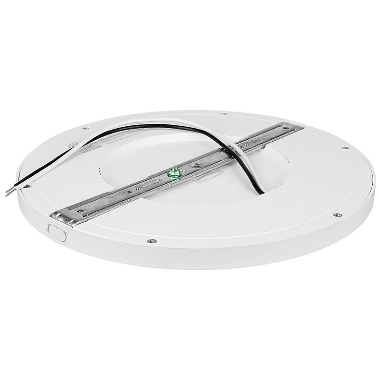 Image 5 ModPLUS - Round 9 inch LED Flush Mount - White Finish - White Acrylic more views