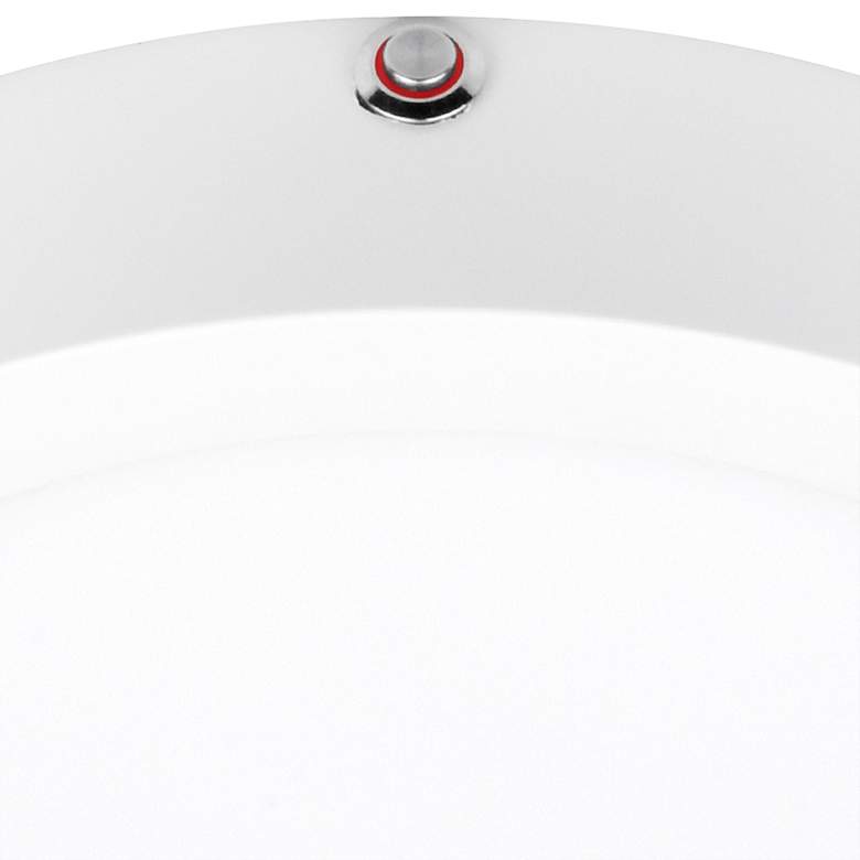 Image 2 ModPLUS - Round LED Emergency Backup Flush Mount - White Finish more views