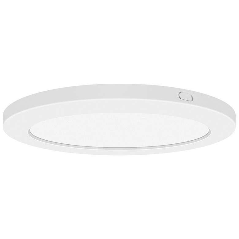 Image 1 ModPLUS - Round LED Flush Mount - 12 inch - 120V - White Finish