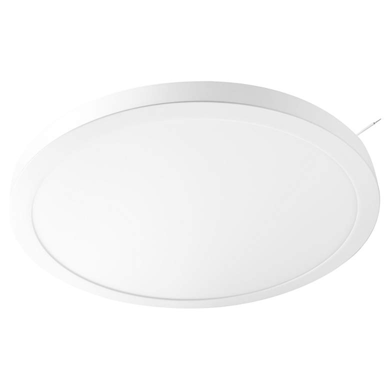 Image 3 ModPLUS - Round LED Flush Mount - 16" - White Finish, White Acrylic more views