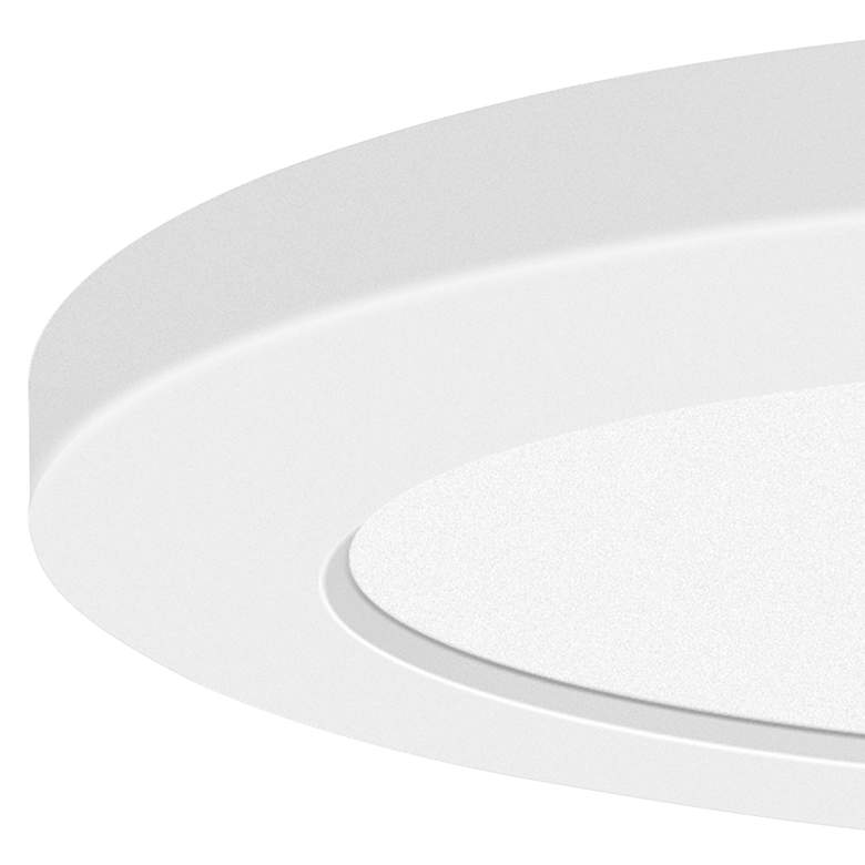 Image 3 ModPLUS - Round LED Flush Mount - 7 inch - 120-277V - White Finish more views