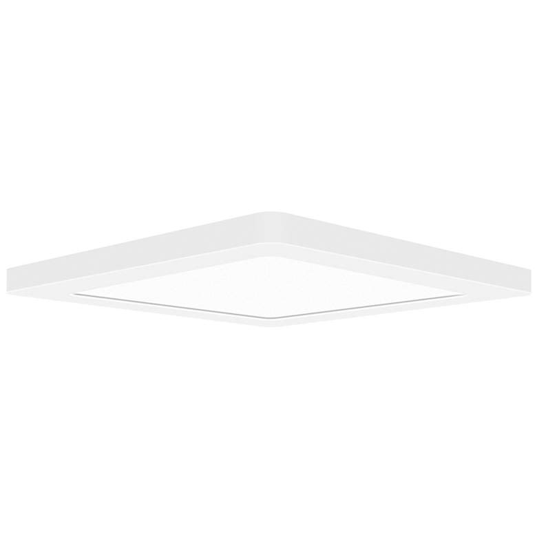 Image 2 ModPLUS - Square LED Flush Mount - 9" - 120-277V - White Finish more views