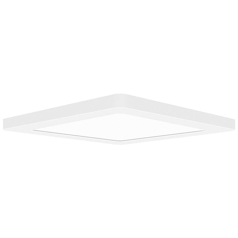 Image 1 ModPLUS - Square LED Flush Mount - 9" - 120V - White Finish
