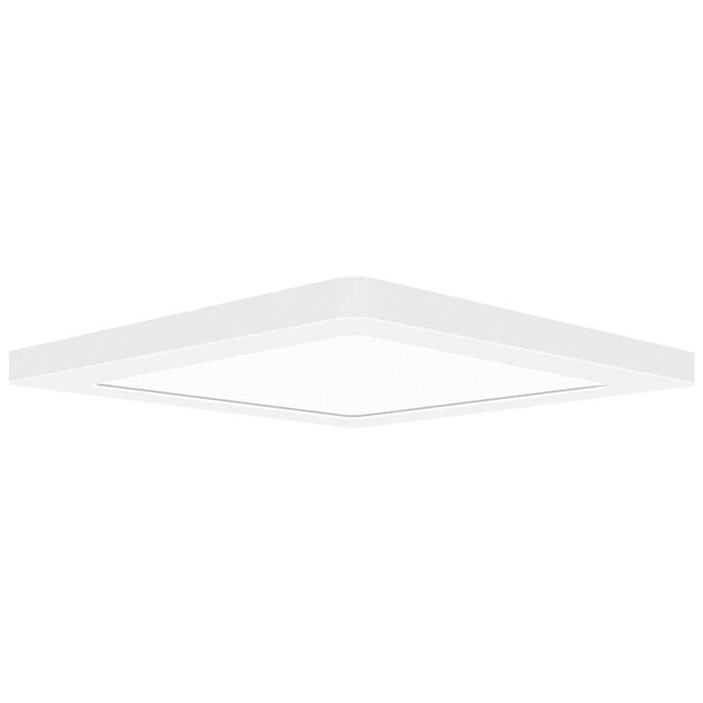 Image 1 ModPLUS - Square LED Flush Mount - 9 inch - 120V - White Finish