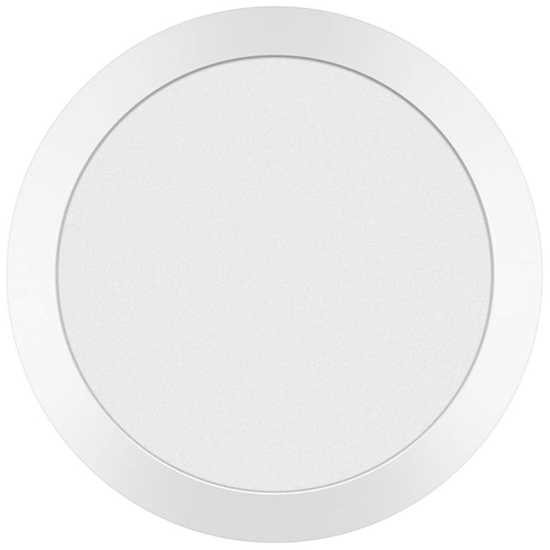 Image 4 ModPLUS White 9"W White Emergency Backup LED Ceiling Light more views