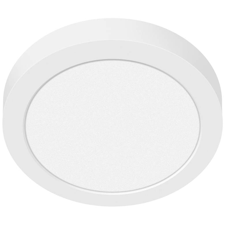 Image 5 ModPLUS White 9"W White Emergency Backup LED Ceiling Light more views