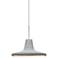 Modus 9"W Satin Nickel Natural Concrete LED Mini Pendant