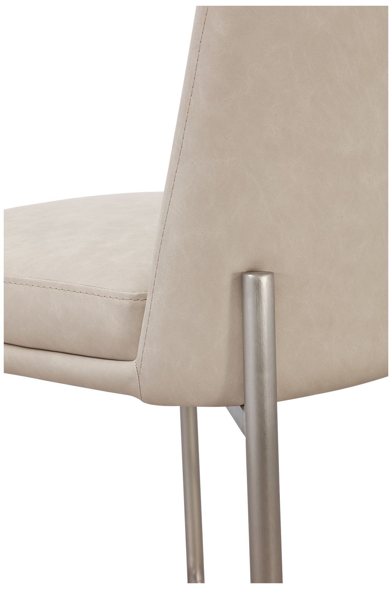 Image 6 Modus Dion Upholstered Bar Stool in Synthetic Leather and Brushed Nickel more views