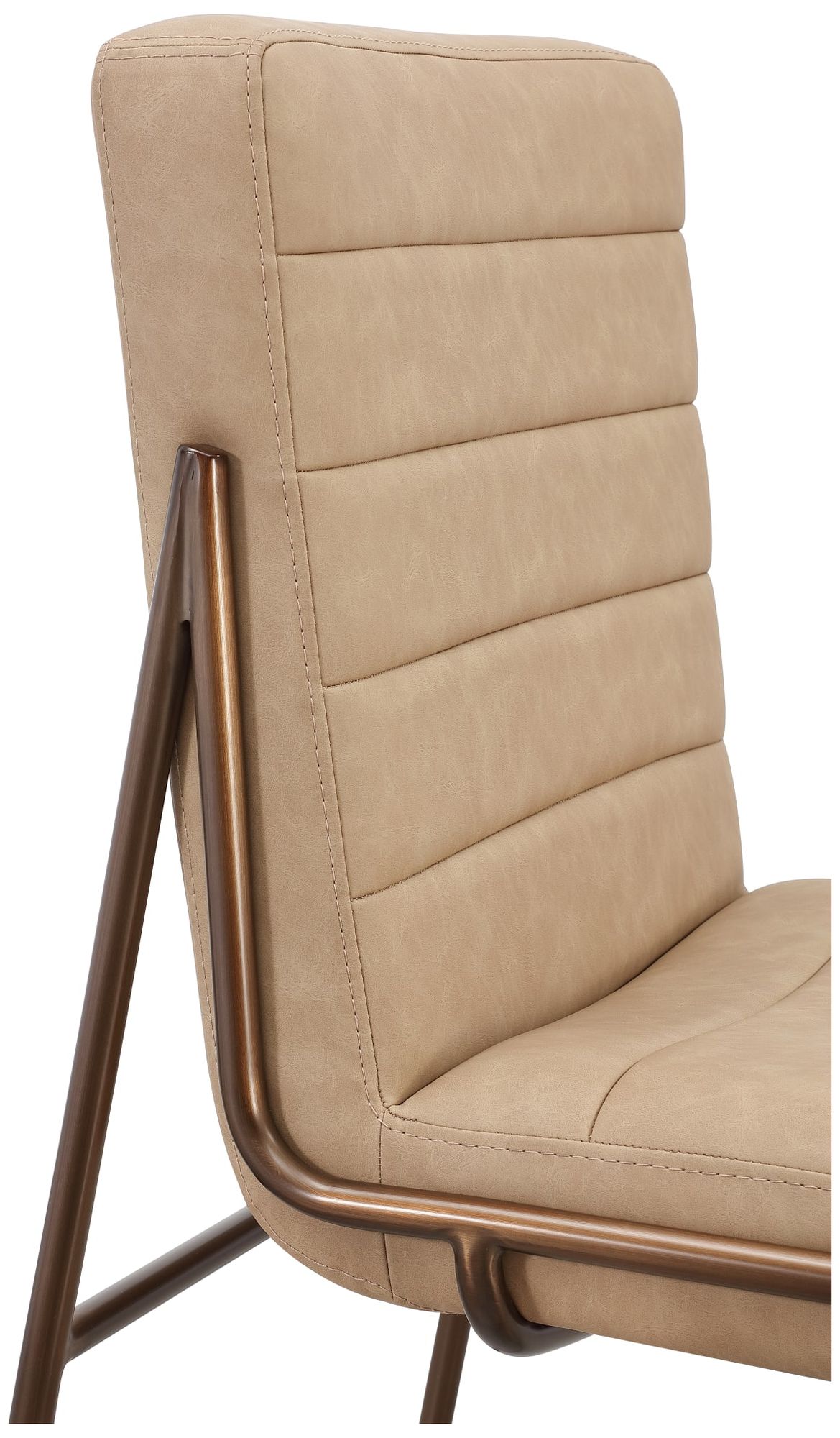 Image 6 Modus Madison Metal Frame Counter Stool in Honey Synthetic Leather more views