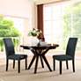 5_Modway Parcel 19" Wide High Back Gray Fabric Dining Side Chair more views